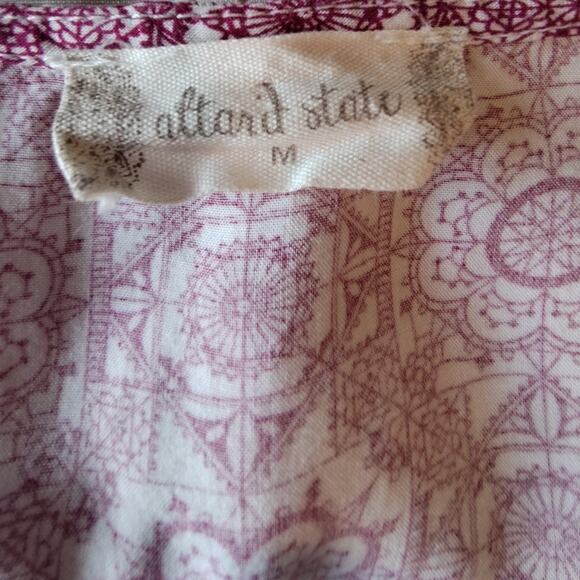 Altar’d State Women's‎ Medium Bell Sleeve Boho Romper With Pockets Flowy - Picture 5 of 11